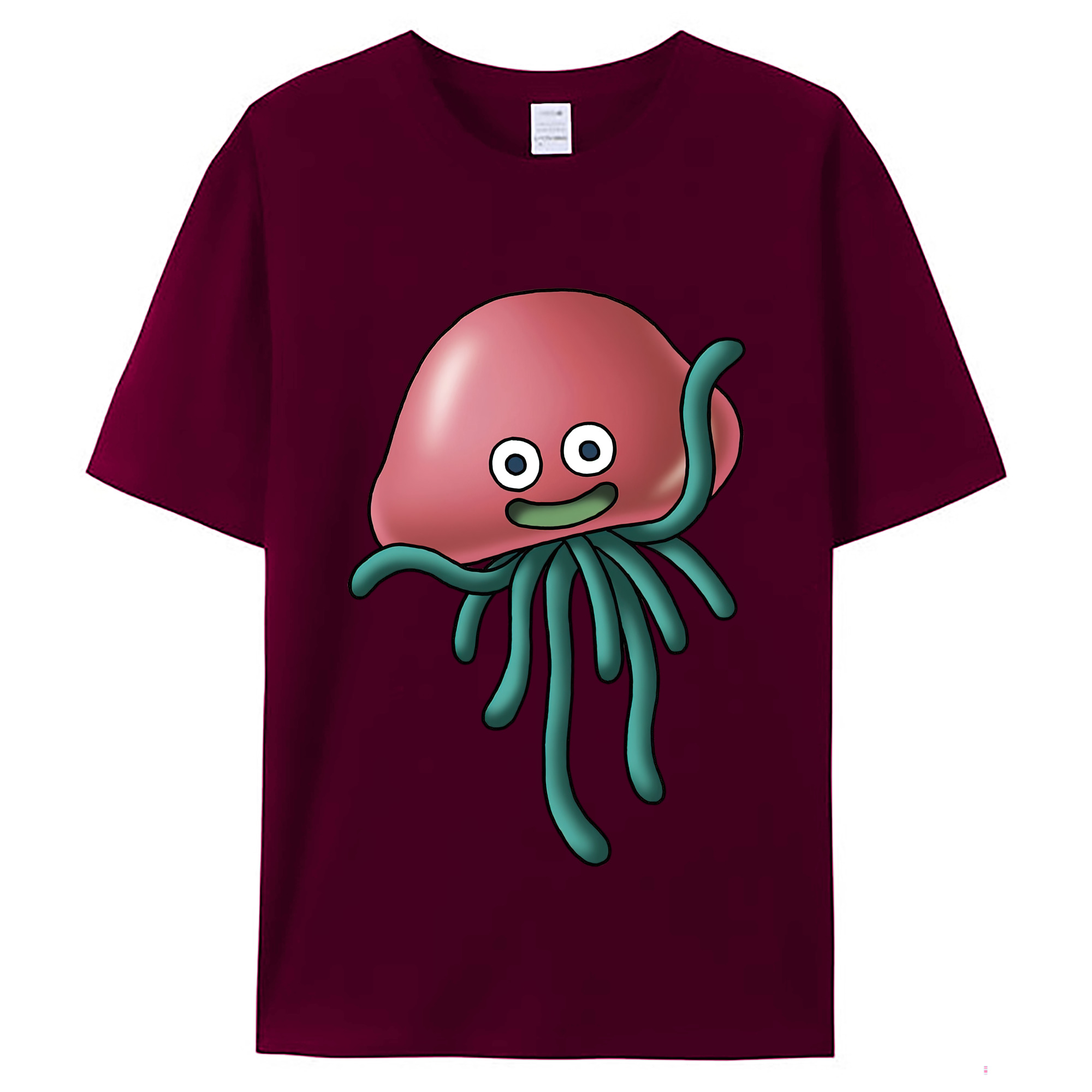 （画像用） ドラゴンクエスト Doragon Kuesuto Dragon Quest レディースカジュアルプリントTシャツ（綿100％）